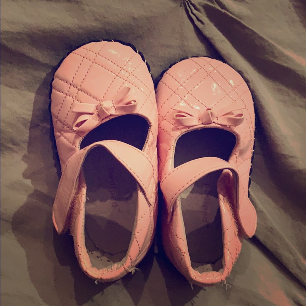 Pediped 12-18 month pink Mary Janes